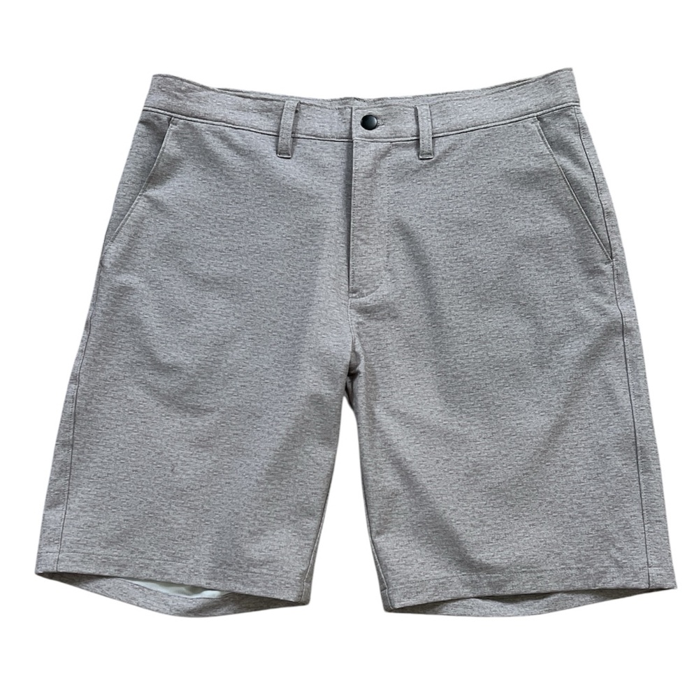 14th & Union Men’s Heather Tan‎ Grey Hybrid Shorts Size 32 NWOT
